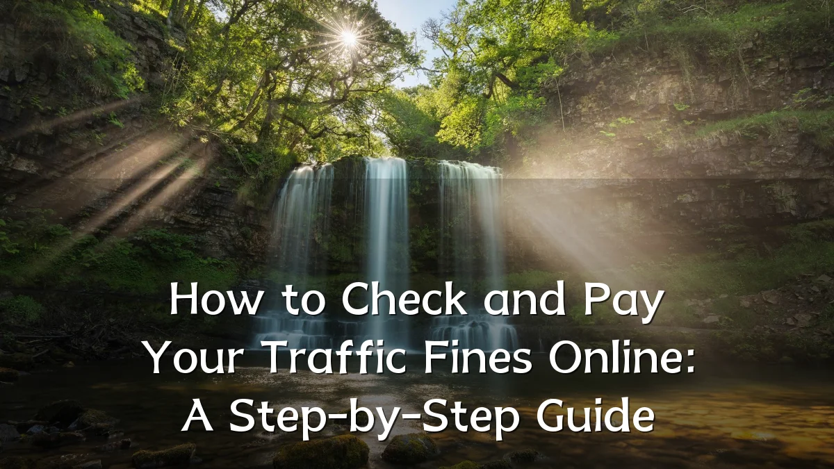 How to Check and Pay Your Traffic Fines Online: A Step-by-Step Guide