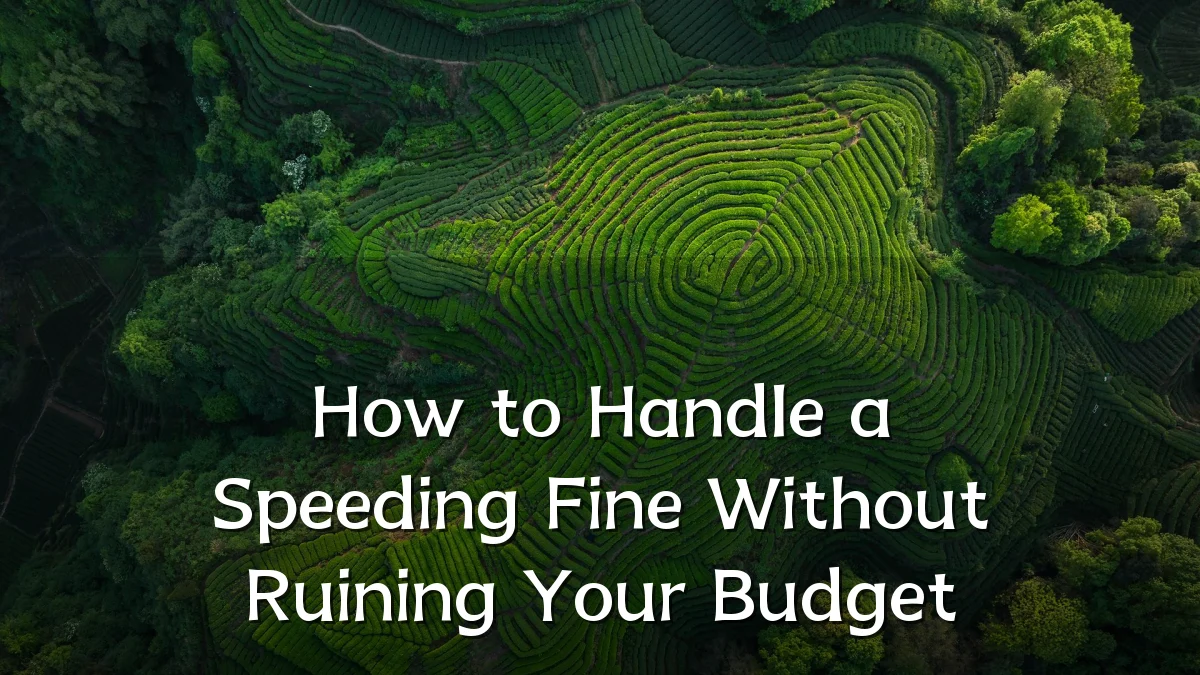 How to Handle a Speeding Fine Without Ruining Your Budget