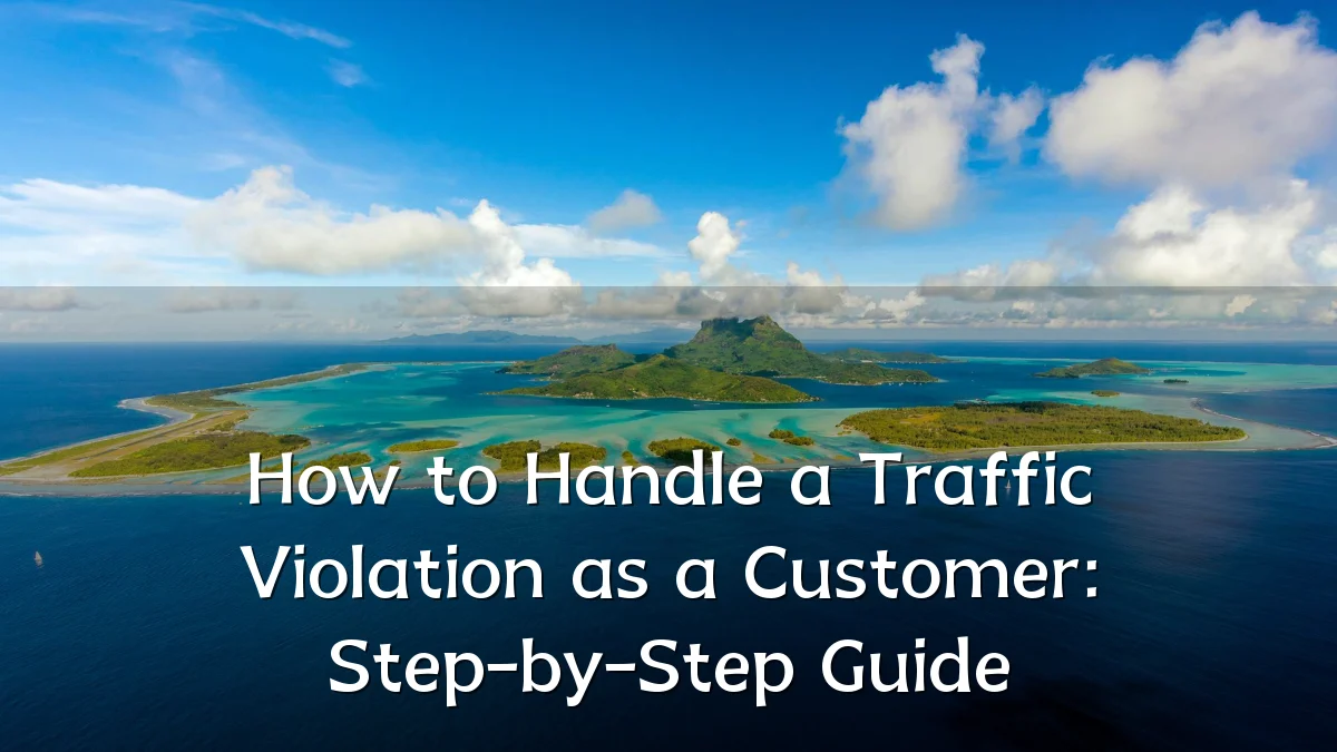 How to Handle a Traffic Violation as a Customer: Step-by-Step Guide