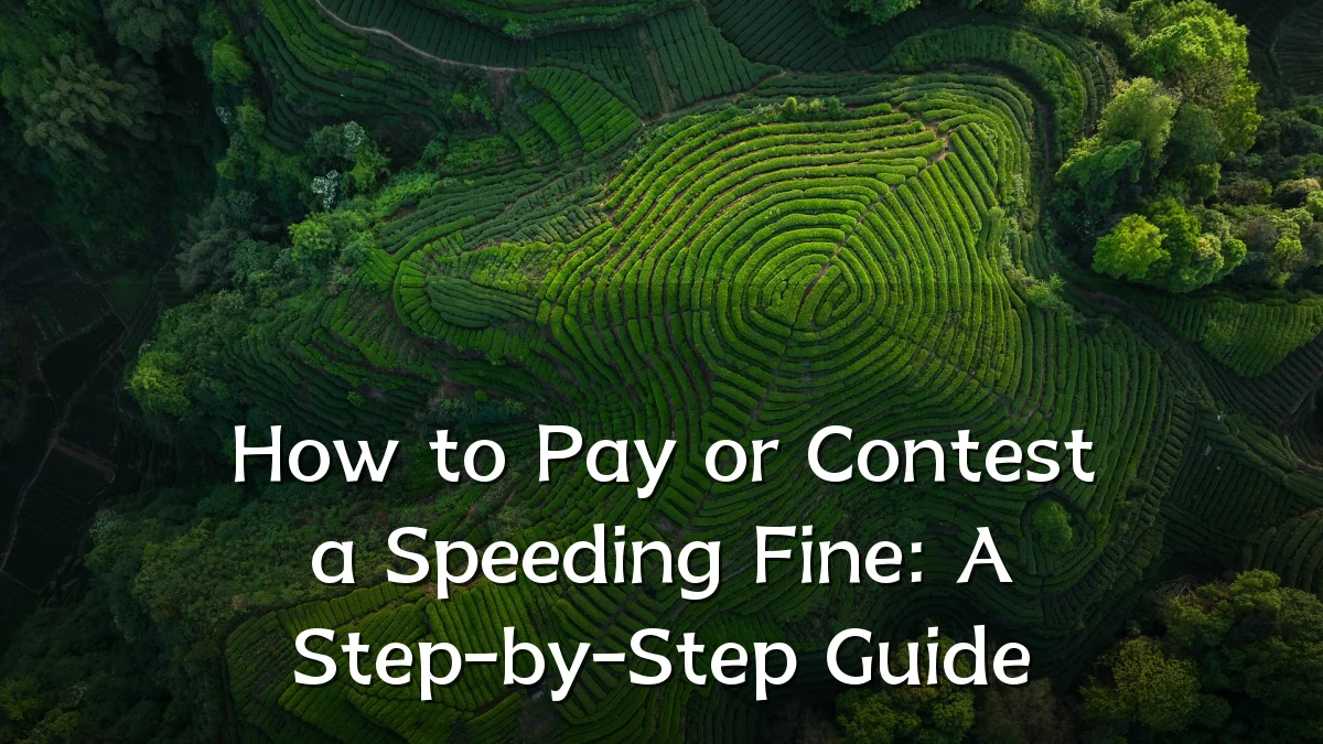 How to Pay or Contest a Speeding Fine: A Step-by-Step Guide