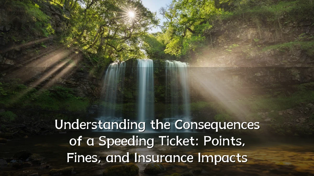 Understanding the Consequences of a Speeding Ticket: Points, Fines, and Insurance Impacts