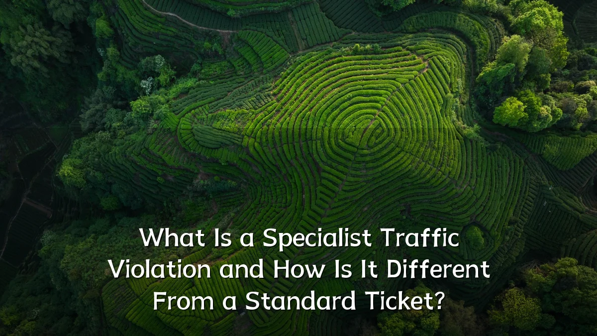 What Is a Specialist Traffic Violation and How Is It Different From a Standard Ticket?