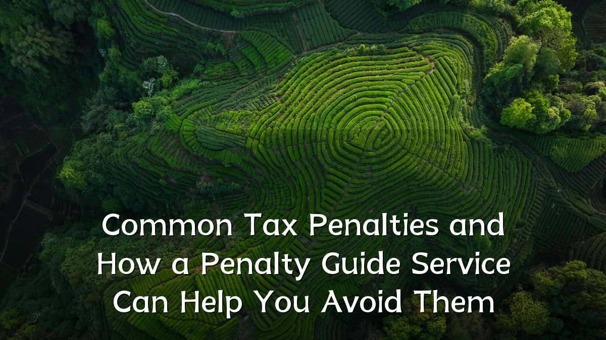 Common Tax Penalties and How a Penalty Guide Service Can Help You Avoid Them