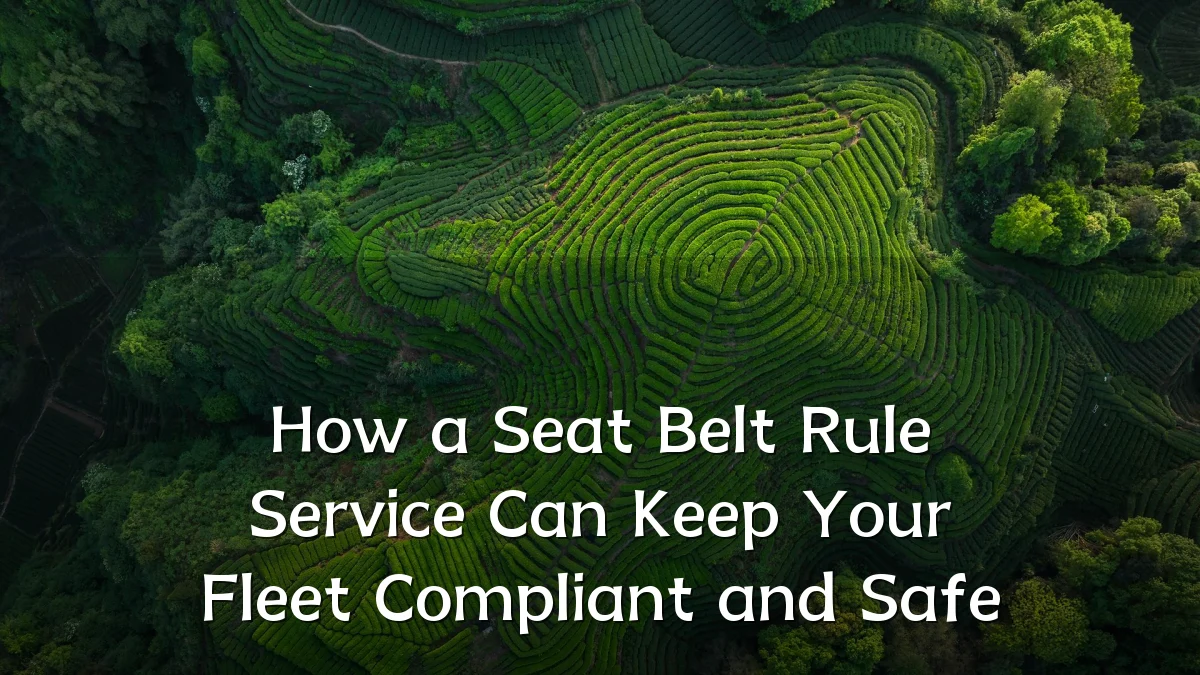 How a Seat Belt Rule Service Can Keep Your Fleet Compliant and Safe