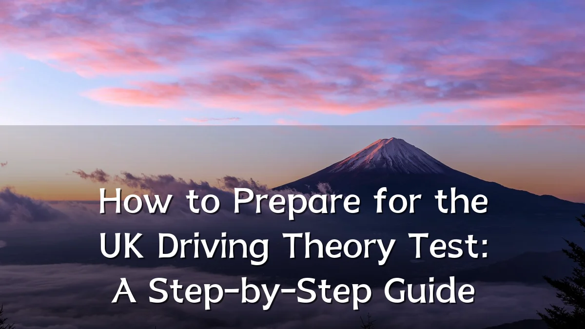 How to Prepare for the UK Driving Theory Test: A Step-by-Step Guide