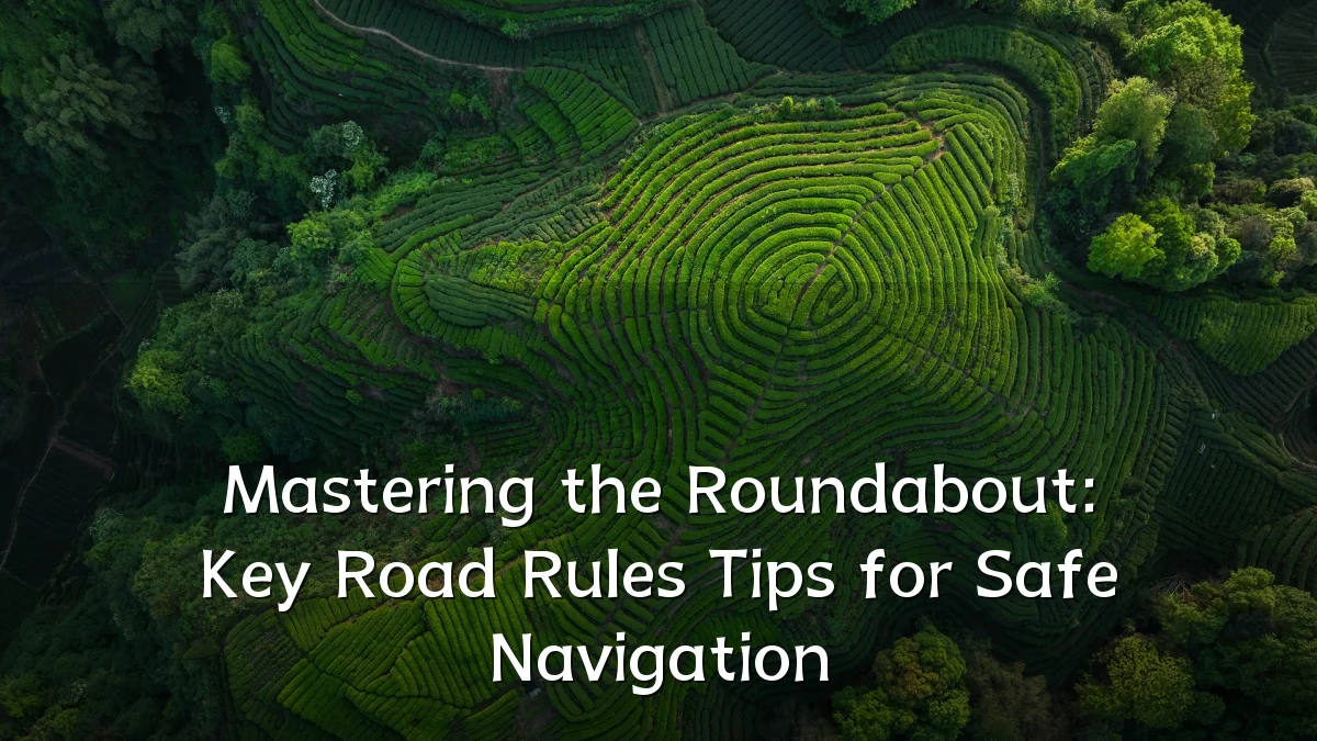 Mastering the Roundabout: Key Road Rules Tips for Safe Navigation