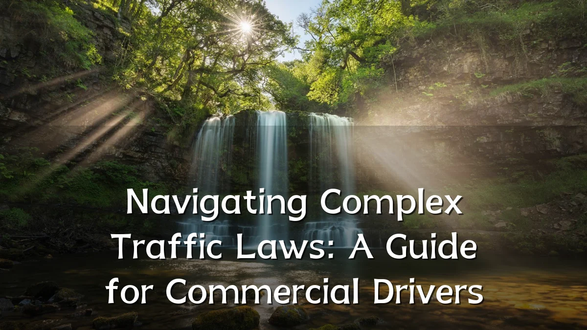 Navigating Complex Traffic Laws: A Guide for Commercial Drivers
