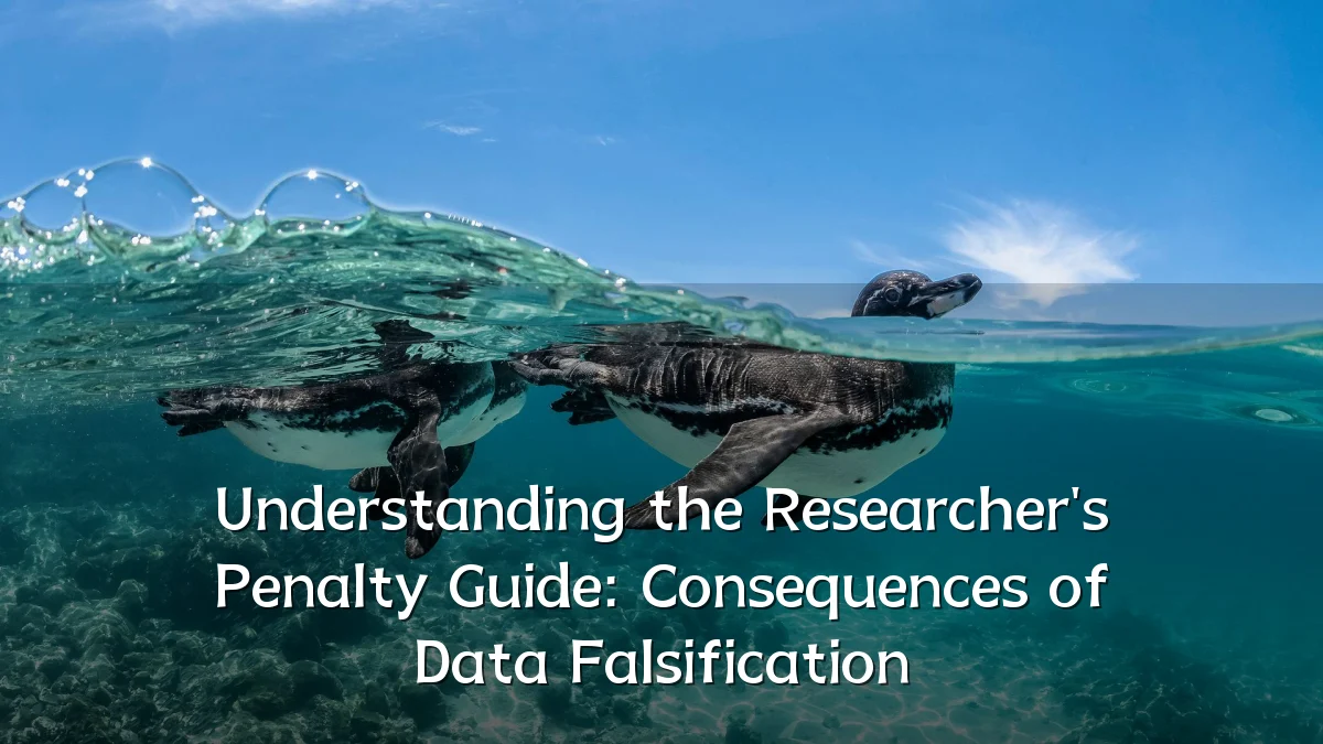 Understanding the Researcher's Penalty Guide: Consequences of Data Falsification