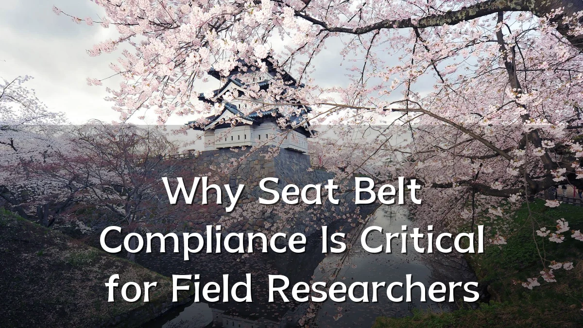 Why Seat Belt Compliance Is Critical for Field Researchers